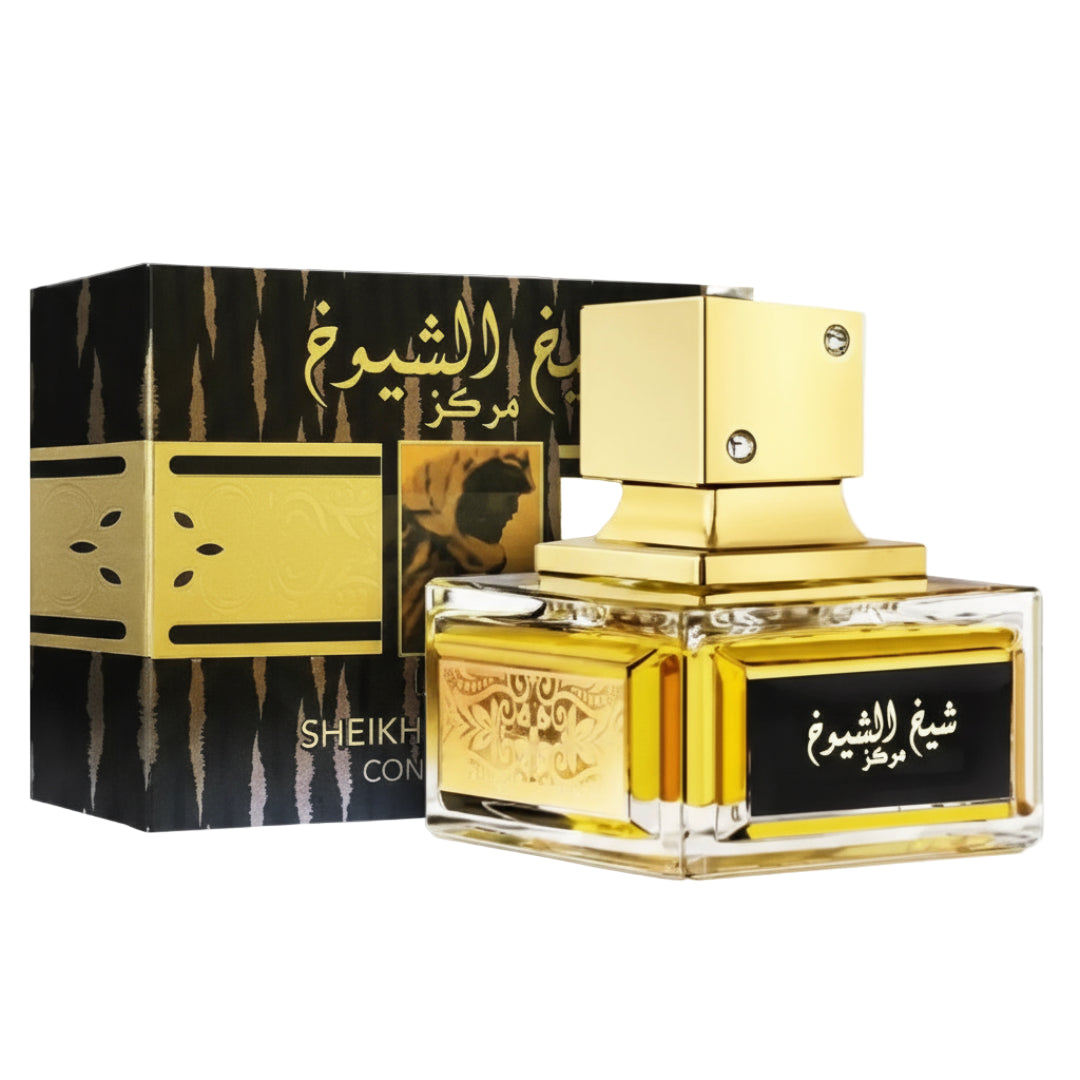 Sheikh Al Shuyukh Concentrated Lattafa perfume lelaki oud amber smoky long lasting Malaysia sesuai malam