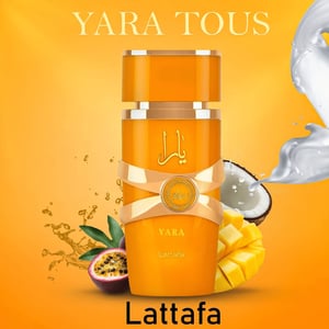 Kotak Yara Tous Lattafa perfume original vibe feminine cute sesuai hadiah
