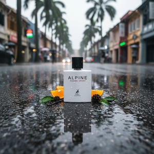 Alpine Homme Sport di jalan basah selepas hujan &ndash; aura fresh malaysia