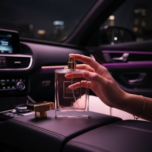 como moiselle dalam kereta malam lampu pink wanita malaysia