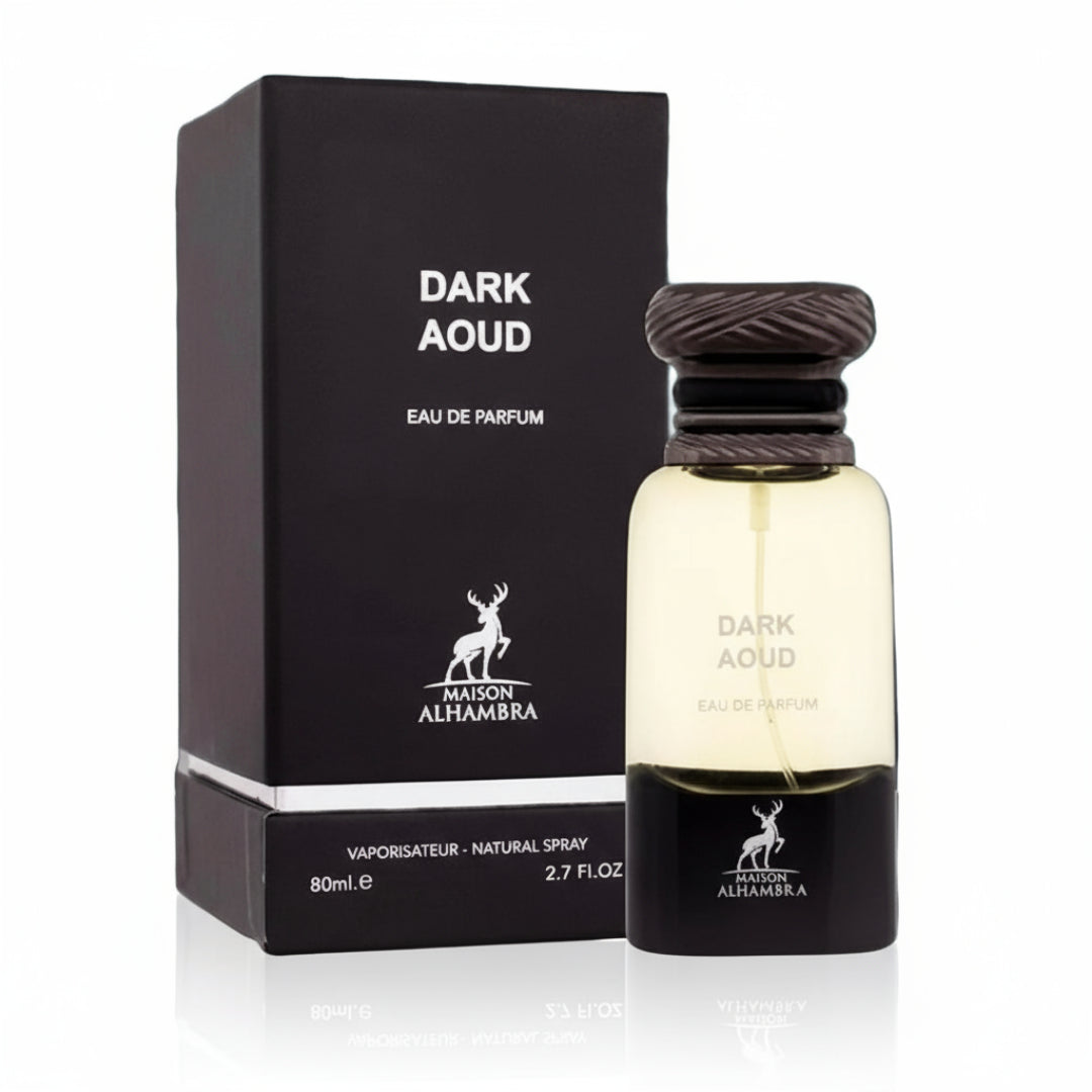 Dark Aoud Maison Alhambra perfume unisex smoky oud woody long lasting Malaysia sesuai malam