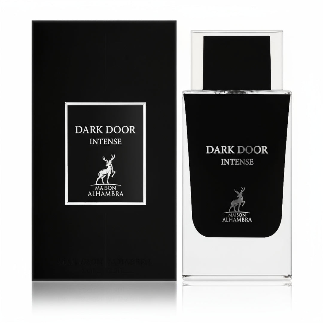Dark Door Intense Maison Alhambra perfume lelaki spicy woody warm long lasting Malaysia sesuai malam