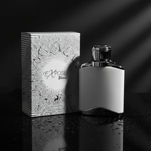 Expose Blanc bersama kotak, shot komersial premium lelaki