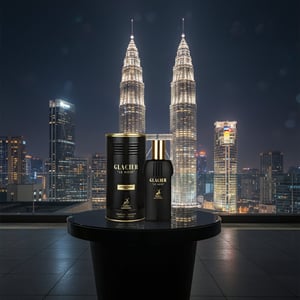 Glacier Le Noir 100ml di KLCC malam – gaya lelaki moden Malaysia