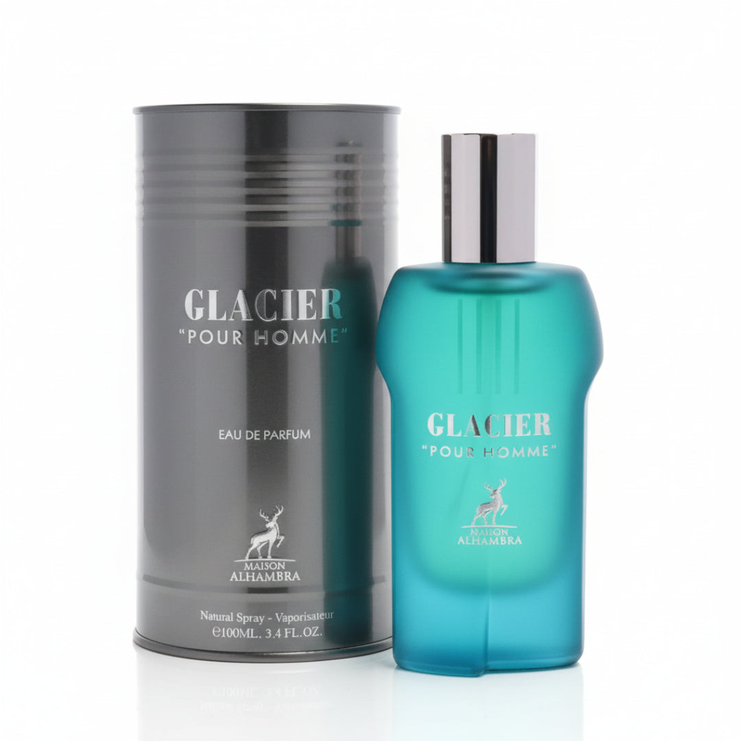 Glacier Pour Homme by Maison Alhambra 100 ml EDP lelaki Malaysia – haruman fresh aquatic clean & tahan lama