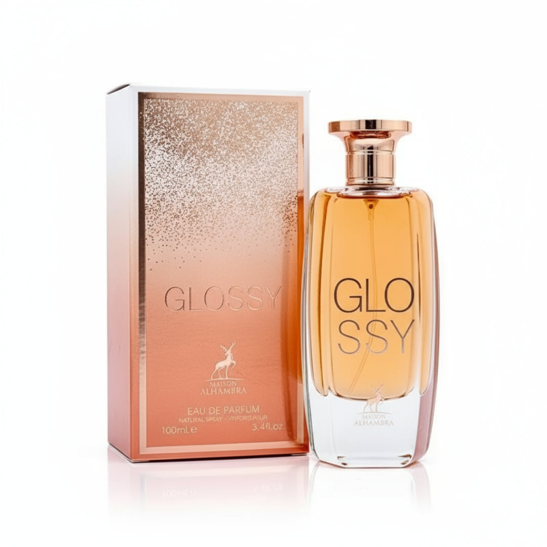 Glossy by Maison Alhambra 100 ml EDP wanita Malaysia – haruman sweet floral fresh & tahan lama
