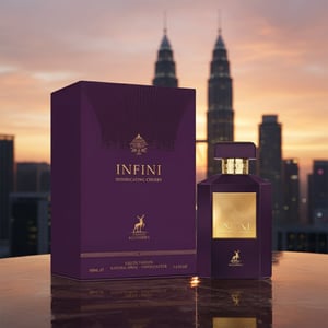 Infini Intoxicating Cherry 100ml di KLCC waktu sunset &ndash; bau manis wanita Malaysia