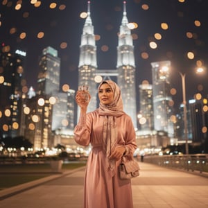 la vita wanita hijabi jalan klcc malaysia