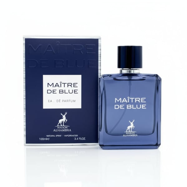 Maitre De Blue Maison Alhambra perfume lelaki fresh woody aromatic long lasting Malaysia sesuai harian