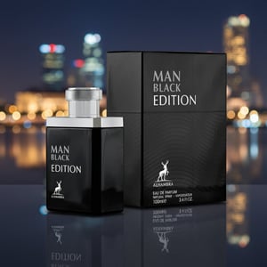 Man Black Edition di Marina Putrajaya, cahaya malam elegan