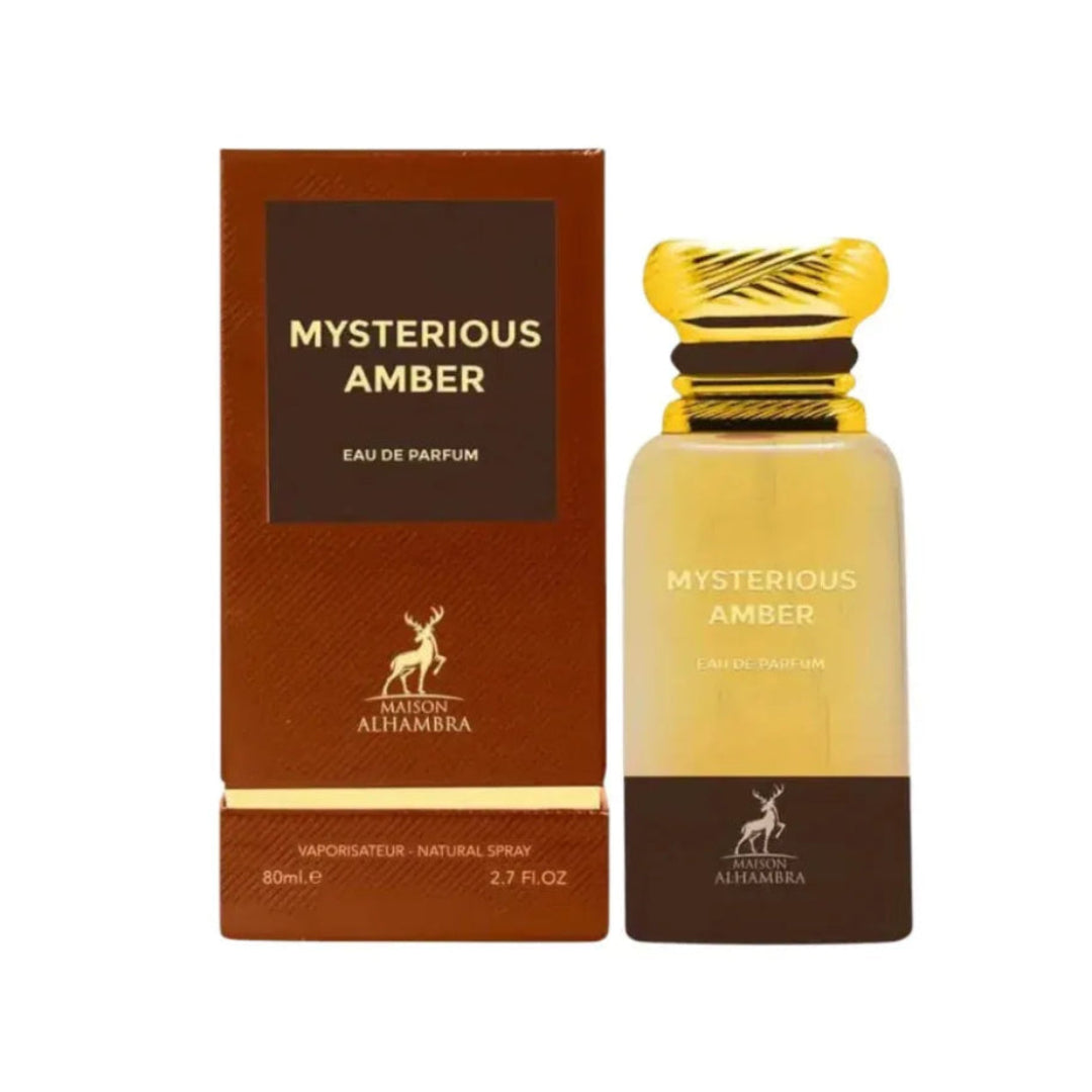 Mysterious Amber Maison Alhambra 80ml EDP perfume for men Malaysia – luxury woody amber scent
