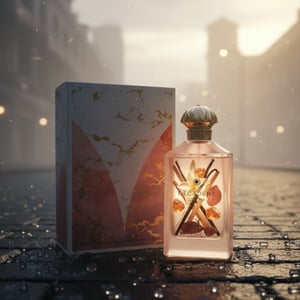 Decadent Dream perfume bottle and packaging on a wooden surface