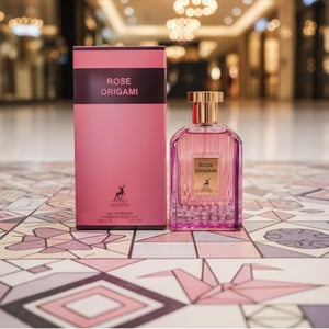 Rose Origami atas lantai mall corak kertas &ndash; perfume wanita trending Malaysia”