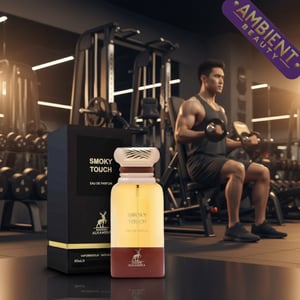Smoky Touch di gym Malaysia dengan lelaki bersenam