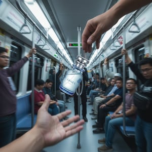 OSMA perfume bottle on a light gray background