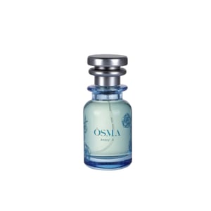 OSMA perfume bottle on a light gray background