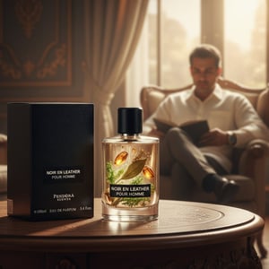 Pendora Scents Noir En Leather perfume Malaysia Man &ndash; bau kulit, amber &amp; musk yang eksklusif