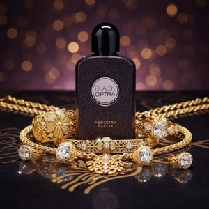 Black Optra dengan aksesori perhiasan &ndash; vibe glam Malaysia