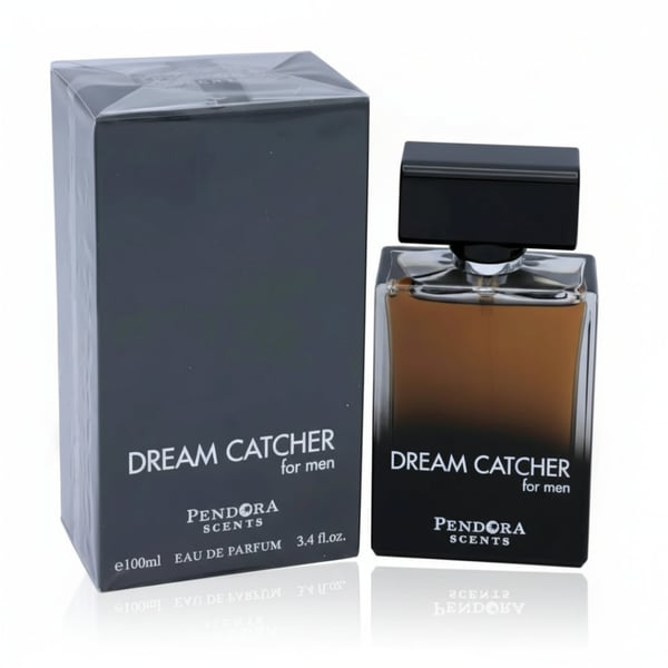 Pendora Scents Dream Catcher for men Eau de Parfum bottle and packaging on a white background