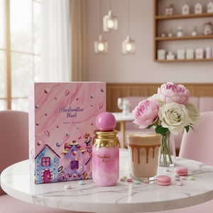 Marshmallow Blush di kafe dengan latte karamel &ndash; vibe girly Malaysia”