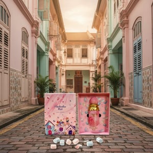 Marshmallow Blush di lorong pastel Penang &ndash; vibe sweet Malaysia