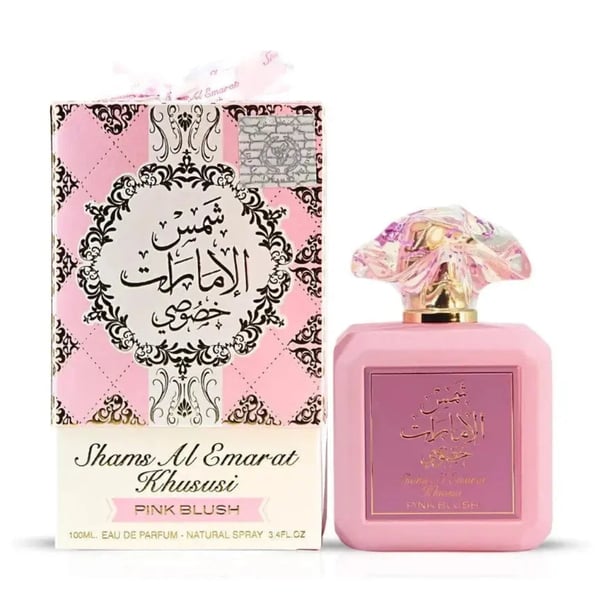Pink Blush Shams Al Emarat Khususi Eau De Parfum Spray 100ML her Ard Al Zaafaran 