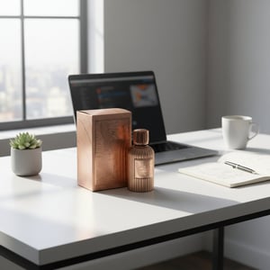 Qissa Delicious 100ml di meja kerja &ndash; perfume wanita harian Malaysia