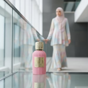 Qissa Pink di NU Sentral jambatan kaca