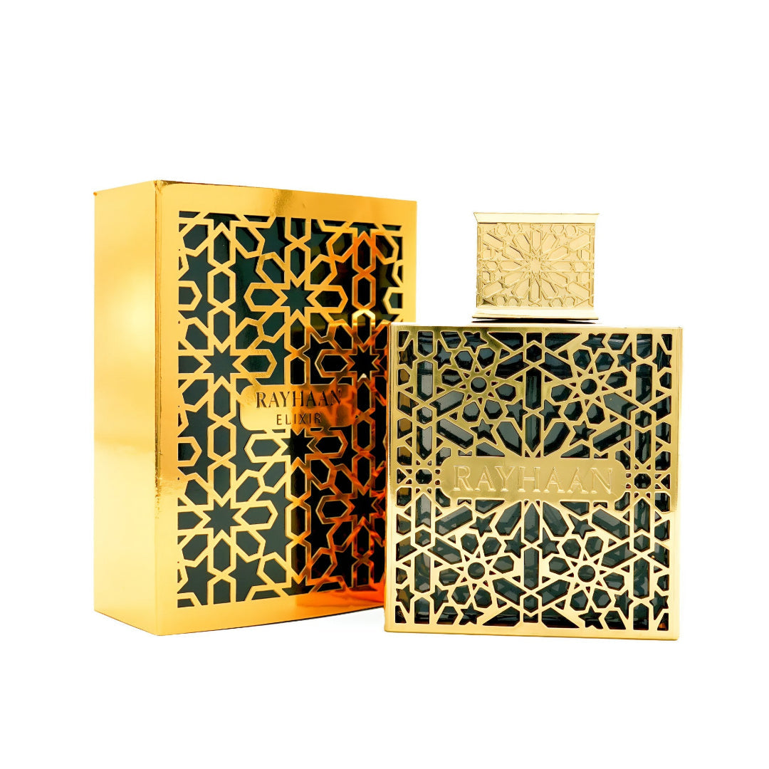 Rayhaan Elixir 100 ml EDP for Men Malaysia – haruman woody amber fresh & tahan lama