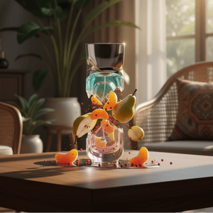 Rue Broca Nexa Musee perfume Malaysia &ndash; Multicolored bottle with 'Nexa' branding on a white background