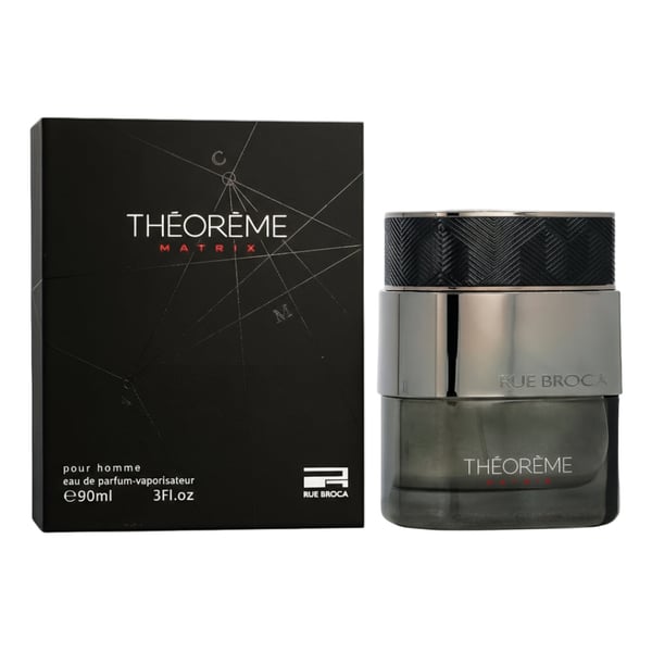 Theoreme Matrix by Rue Broca box dan botol minyak wangi lelaki maskulin Malaysia hadiah boyfriend majlis
