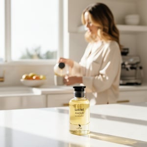 lustre amour wanita dapur pagi rumah malaysia