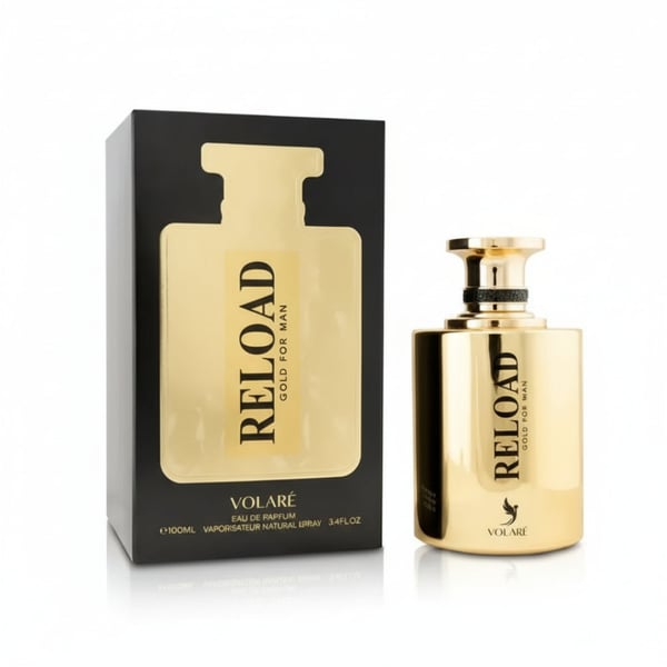 Reload Gold Volare Boss Man perfume lelaki fresh woody spicy long lasting Malaysia sesuai harian