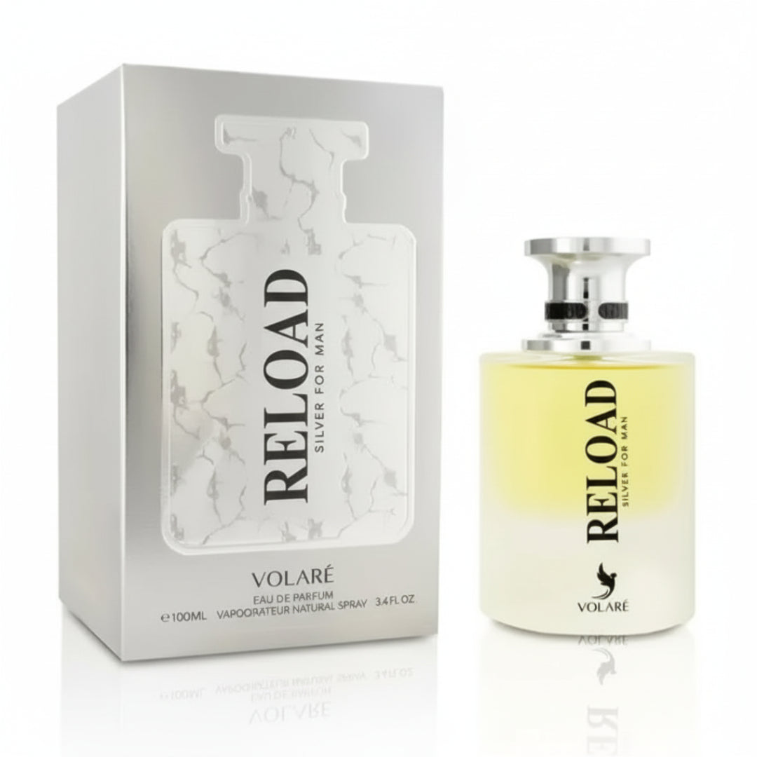 Reload Silver Volare Boss Man perfume lelaki fresh aromatic clean long lasting Malaysia sesuai harian