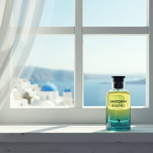 santorini beaches tingkap cahaya biru wanita malaysia