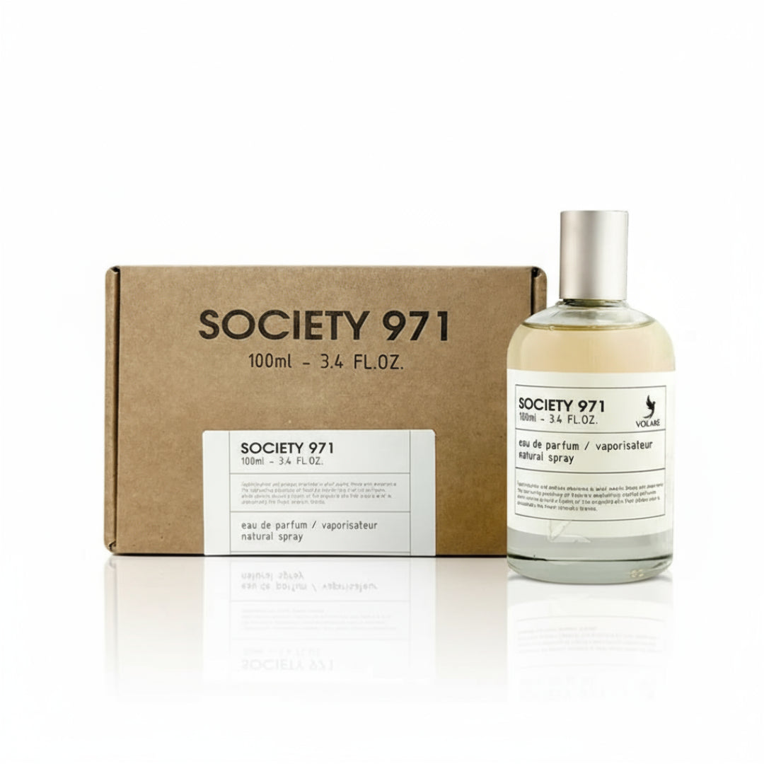 Society 971 by Volare 100 ml EDP men Malaysia – haruman woody amber leather & tahan lama