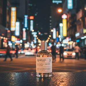 Society 971 di jalan sibuk waktu malam &ndash; perfume lelaki urban Malaysia”