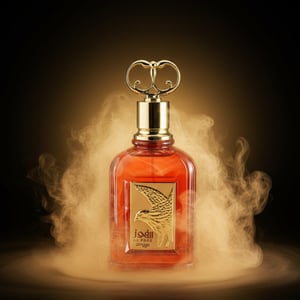 Al Fouz by Zimaya perfume bottle in amber mist black gold studio luxury unisex perfume Malaysia