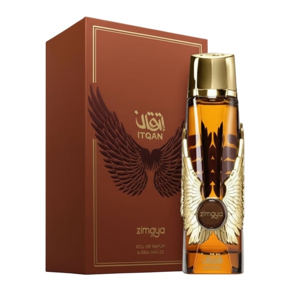 Itqan Gold by Zimaya 100 ml EDP unisex Malaysia – haruman buah tropika & oud mewah tahan lama