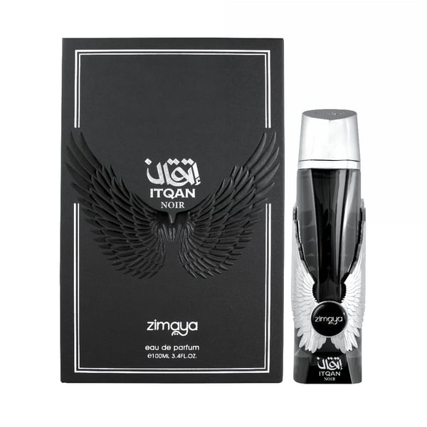 Itqan Noir by Zimaya 100ml EDP men Malaysia – haruman citrus floral woody mewah & tahan lama