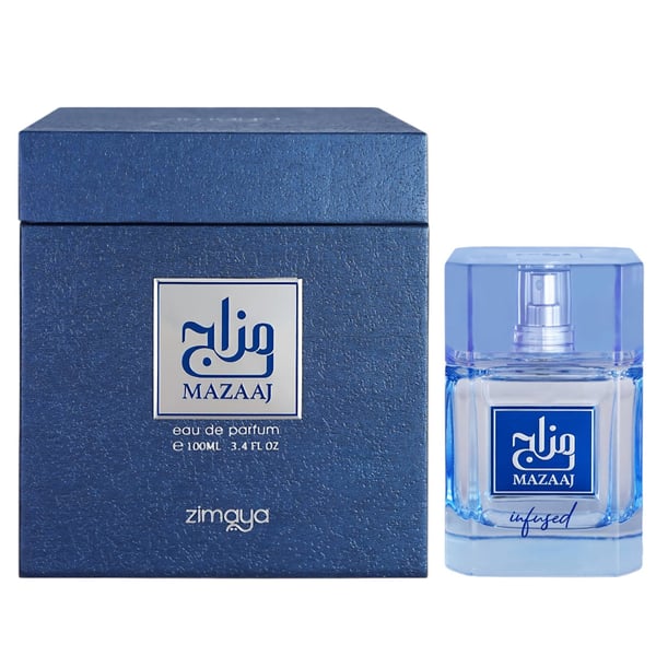 Mazaaj Infused by Zimaya 100ml EDP men Malaysia – haruman maskulin moden & tahan lama