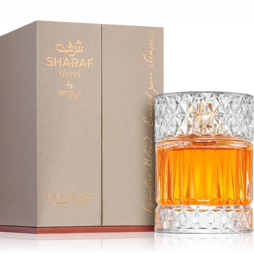 Sharaf Blend by Zimaya 100ml Extrait de Parfum unisex Malaysia – haruman gourmand mewah & tahan lama