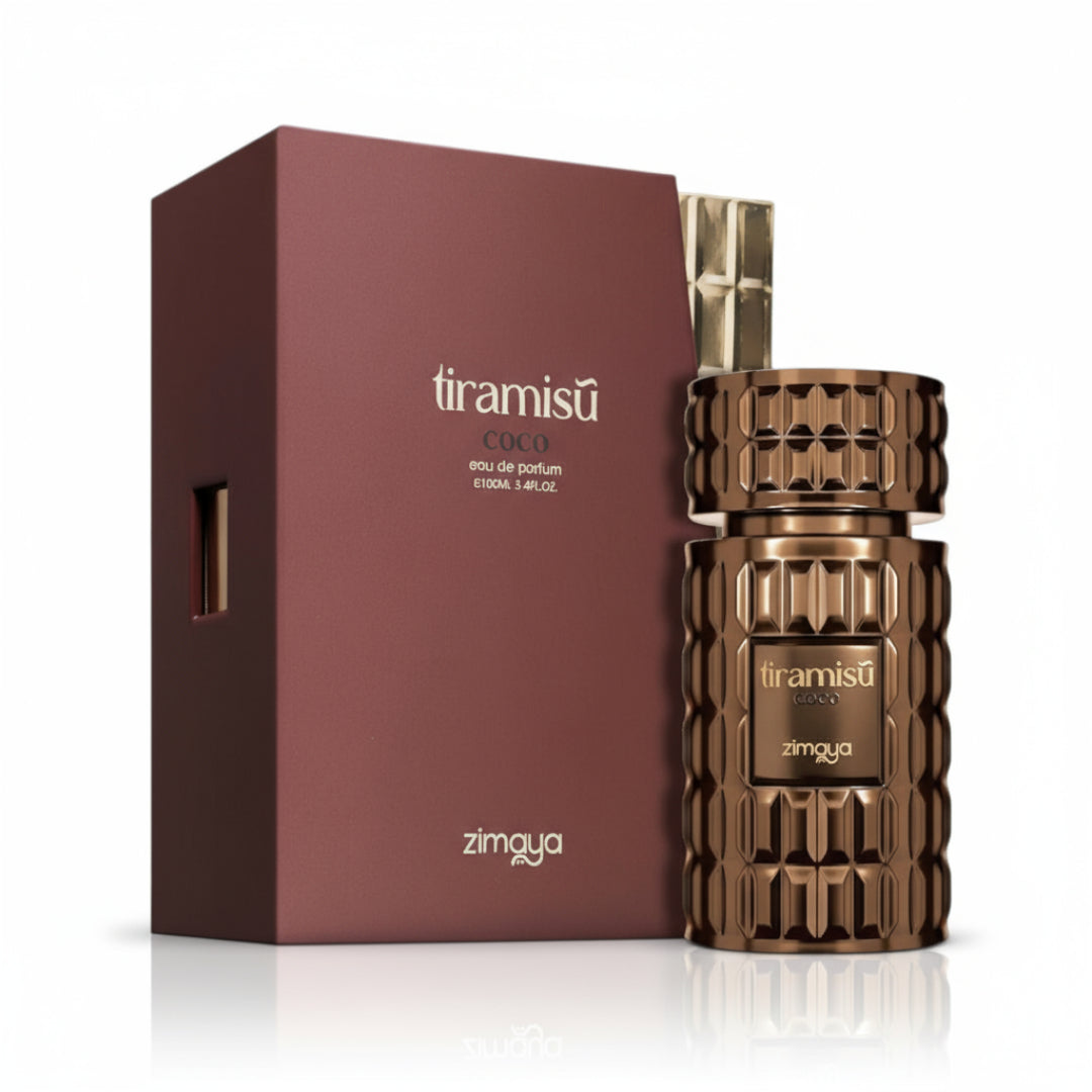 Tiramisu Coco by Zimaya 100 ml EDP unisex Malaysia – haruman gourmand coco vanila & tahan lama