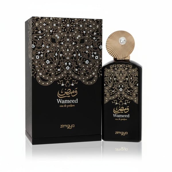 Wameed by Zimaya box dan botol minyak wangi unisex elegan mewah Malaysia hadiah couple majlis