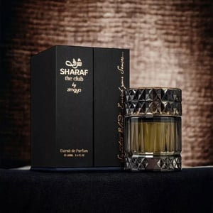 Zimaya Sharaf The Club unisex perfume Malaysia &ndash; bau oak moss, musk &amp; ambergris yang menarik